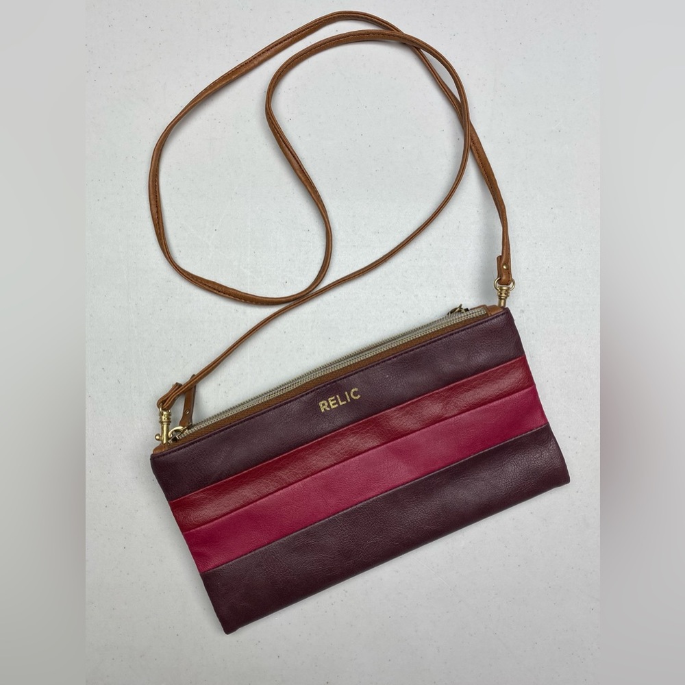 Relic PLUM/RED Small Shoulder Bag, Winter Sale